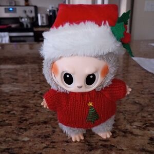 Labubu Outfit with Santa Hat